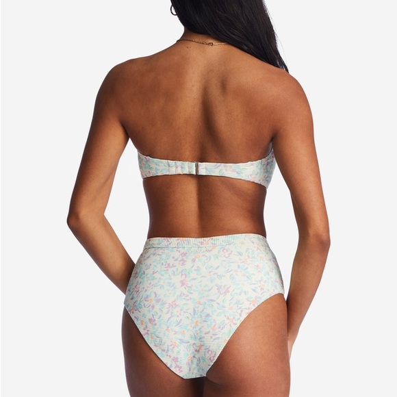 NWT Billabong Sweet Oasis Tanlines Bandeau Set - Picture 5 of 8